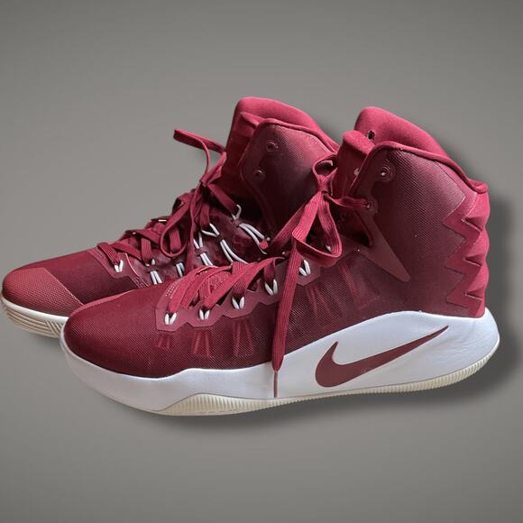 Men 13.5 NIKE HYPERDUNK 2016 TB Team Red Athletic Sneakers Excellent Condition - Picture 1 of 11